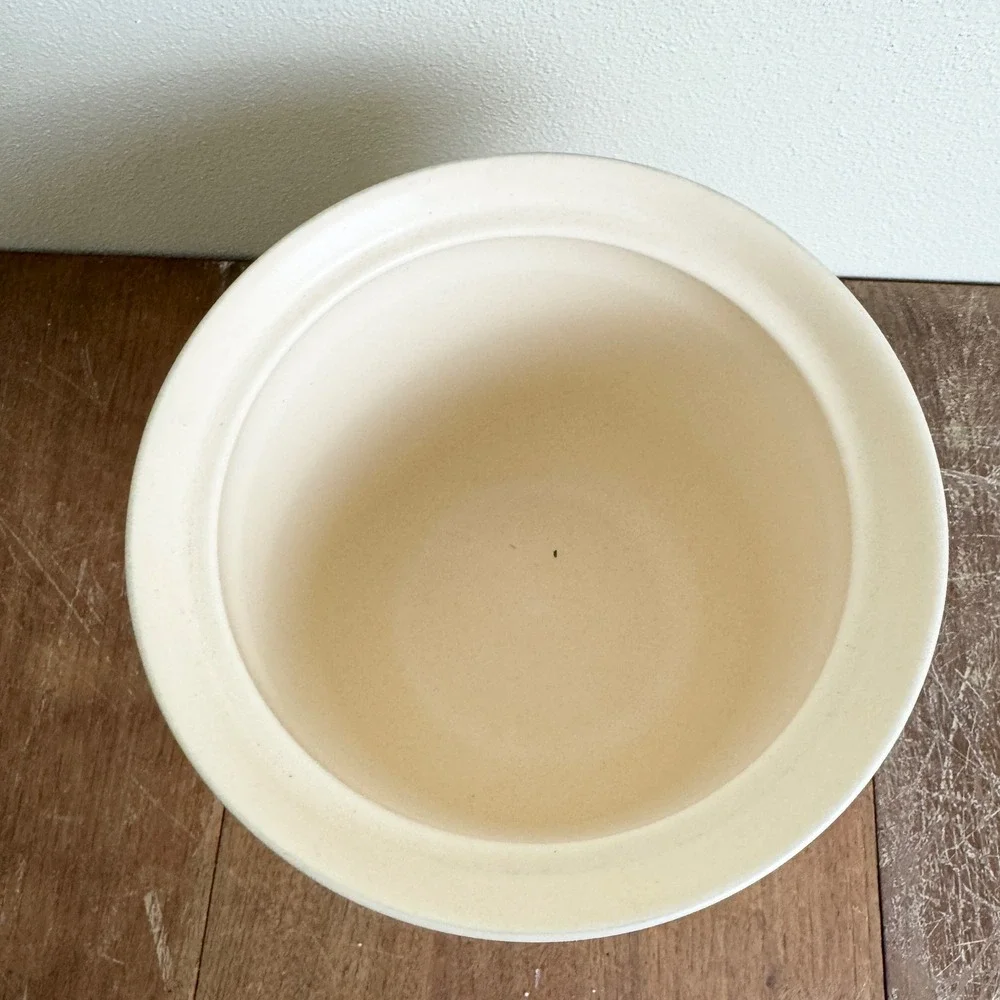 Pfaltzgraff Remembrance 2 quart Stoneware Cream Pink Floral‎ Canister Kitchen